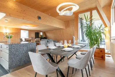 Penthouse à proximité du centre et du ski-bus