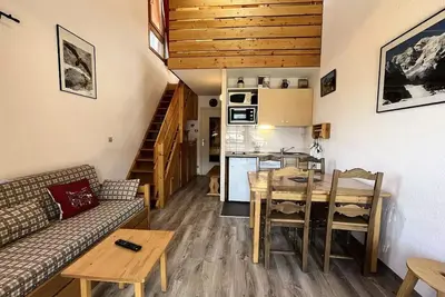 Image de Appartement en duplex pour 6 personnes de 47 m² - Plan Peisey