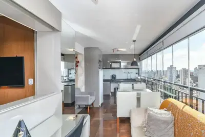 Image de Flat Sensacional 4 Pessoas 2 Suites Climatizados Cond. moderno
