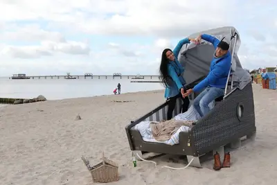 Image de Sleeping beach chair for 2 guests with 2m² in Kellenhusen (113337)