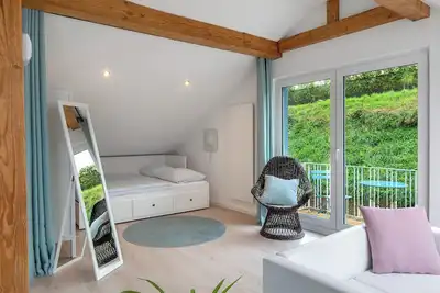 Image de Studio 'Engelsloft' avec balcon et Wi-Fi