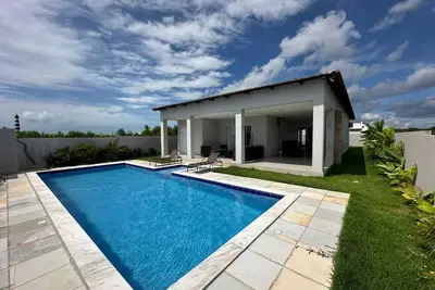 Image de Casa Beira Mar com Piscina, Churrasqueira - Praia de Touros - Rn - Petfriendly