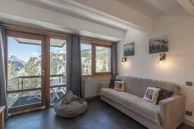 Image de Appartement 'Flaine Appt H3' avec vue sur les montagnes, balcon et Wi-Fi