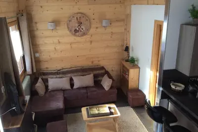 Image de 50m des commerces, 1er étage, parking, télévision, casier à ski, 60m², Valloire