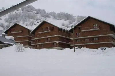 Image de 1er étage, piscine, balcon, télévision, casier à ski, 32m², Valloire