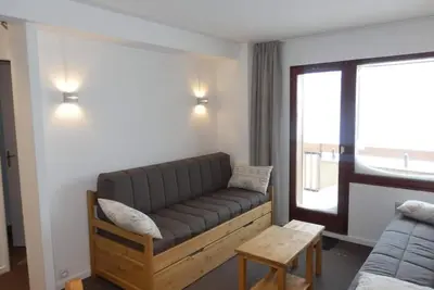 Image de À 10m des pistes de ski, 1er étage, vue montagne, balcon, télévision, casier à ski, 34m², Avoriaz