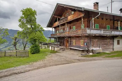 Image de Chalet \"Berghof Moosen\" avec vue sur les montagnes, terrasse privée et Wi-Fi