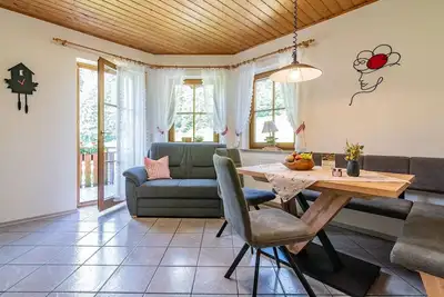 Image de Appartement 'Moosblick' avec vue sur la montagne, balcon et Wi-F