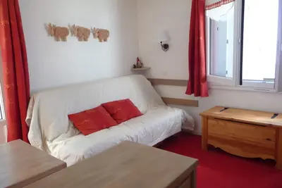 Image de Studio cabine supérieur proche pistes, 4 pers, balcon sud, casier à ski