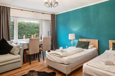 Image de Appartement de vacances 'Vauban Freiburg' avec terrasse privée, balcon et Wi-Fi