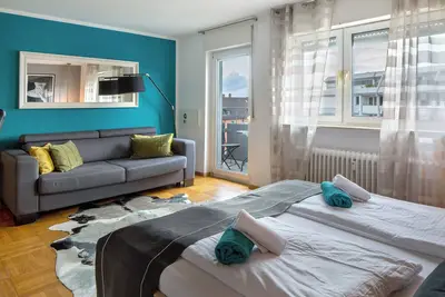 Image de Appartement de vacances 'Freiburg Zähringen' avec balcon et Wi-Fi