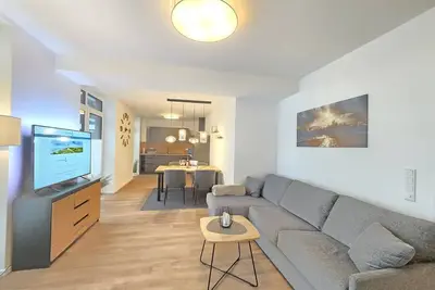 Image de Vacation apartment Meeresrauschen on the first floor with garden, sauna and pet