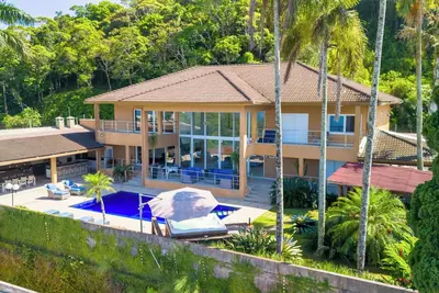 Image de House in Guarujá with the most beautiful view from the city to the ocean
