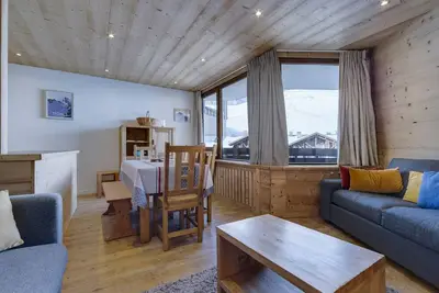 Image de Appartement rénové à Tignes Val Claret, proche pistes et commerces, balcon, 6 places
