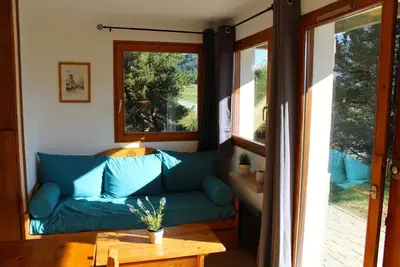 Image de 200m du centre station, Rez-de-chaussée, vue montagne, télévision, casier à ski, 30m², Superdévoluy