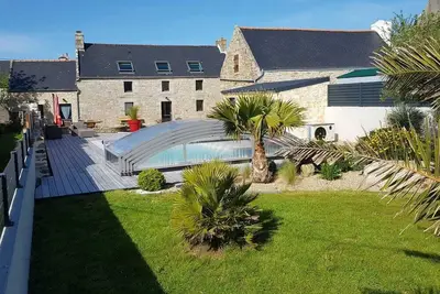 Image de Longère avec piscine privée pour 10 personnes 5 mn de la mer