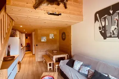 Image de Appartement rénové avec balcon et garage à La Clusaz