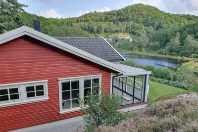 Image de Superbe maison à Farsund avec WiFi