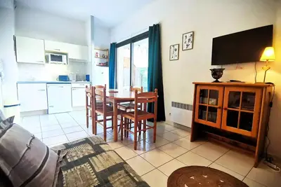 Image de T2 pour 6 personnes à Réallon en rez de jardin