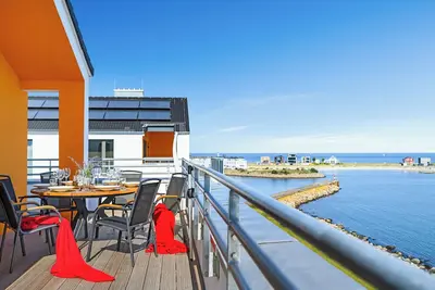 Image de Art and Soul Penthouse- 1. Reihe am Wasser, Dachterrasse, Strandkorb, Fahrstuhl