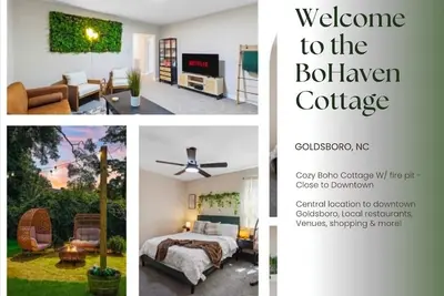 Image de Cozy Boho Cottage near Dt & more. Fire pit with outdoor oasis 🪴 Family Friendly!