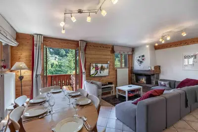 Image de Appartement pour 9 avec accès piscine et spa à Méribel