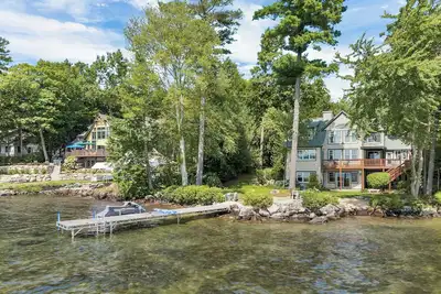 Image de New Listing for 2025 Lake Winnipesaukee Home with Dock and Sunset Views
