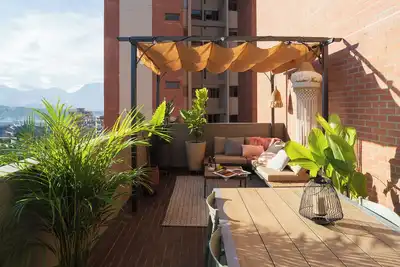Image de Private Terrace Duplex with Amazing View in El Poblado Ac + High Speed Wifi