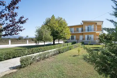 Image de Maison de vacances 'Villa Estia' avec vue sur la montagne, Wi-Fi et climatisation