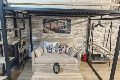 Image de Studio 'Apartamento Sanz' avec terrasse privée, Wi-Fi et climatisation