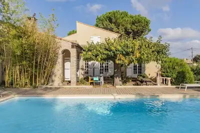 Image de Merveilleuse maison de vacances privée avec Wifi, piscine privée, Tv, terrasse et parking