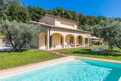 Image de Maison de vacances privée avec climatisation, Wifi, piscine privée, Tv, patio, vue panoramique