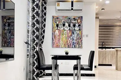 4-bedroom house in East Legon with Ac, WiFi