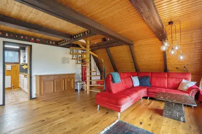 Image de Maison de vacances 'Ferienhaus Bussardnest' avec terrasse privée, jardin privé et Wi-Fi