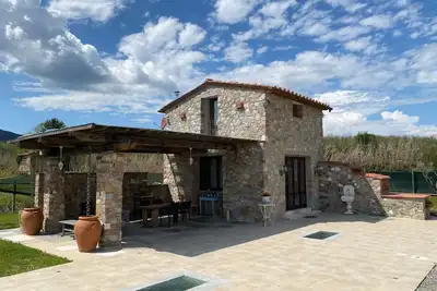 Maison de vacances privée avec climatisation, piscine privée, bain à remous, Wifi, Tv, terrasse