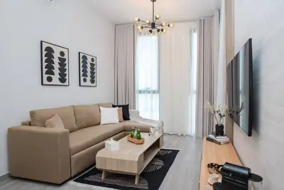 Image de Modern 1br Apt with Calm Views in Mesk 1