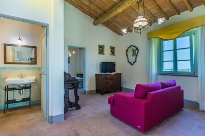Image de Appartement avec climatisation, Wifi, piscine, Tv, patio, animaux admis, vue panoramique, parking