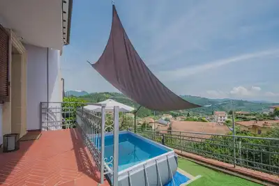 Image de Belle maison de vacances avec piscine privée, climatisation, Wifi, Tv et patio