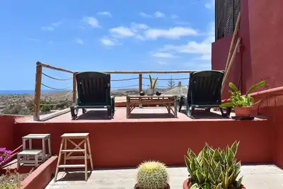 Belle maison de vacances privée avec climatisation, Wifi, piscine privée, Tv, patio, parking