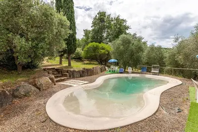 Image de Bel appartement dans une maison de vacances avec climatisation, Wifi, piscine, Tv, terrasse