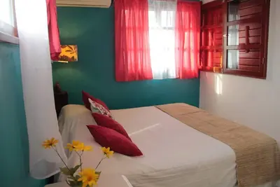 Image de Private room for 4 people. A/C, Tv, Wi-Fi, minibar, kitchen and living. Downtown | Isla Mujeres #3
