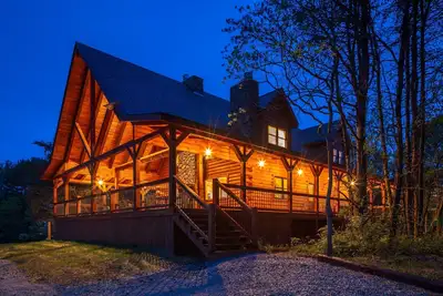 Image de Scenic Ridge Lodge-Cabine-Salle de bain privée-Vue sur la campagne