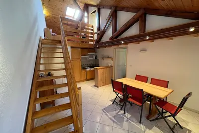 Charmant Duplex Pied De Pistes avec vue sur les montagnes et Wi-Fi