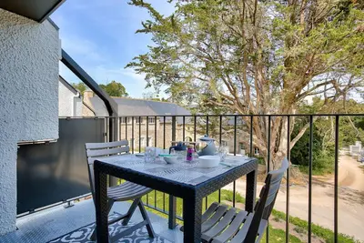 Image de 250m de la plage - Studio pour 2 - Balcon