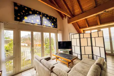 Attic apartment (studio) near the airport