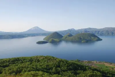 Image de Lake view log house in Lake Toya