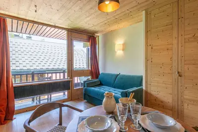 Image de Studio 19m², Balcon, Accès pistes - Val d'Isère