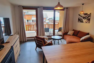 Image de Superbe appartement Ă Plagne Montalbert, proche des pistes avec wifi et parking