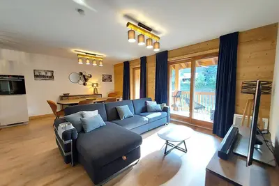 Image de Superbe Appartement Pied de Pistes pour 7 pers avec Balcon, Wifi et Parking