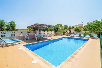 Maison de vacances avec piscine privée, climatisation, Wifi, Tv, patio, vue panoramique, parking
